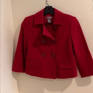 Ann Taylor Petite Red Suit